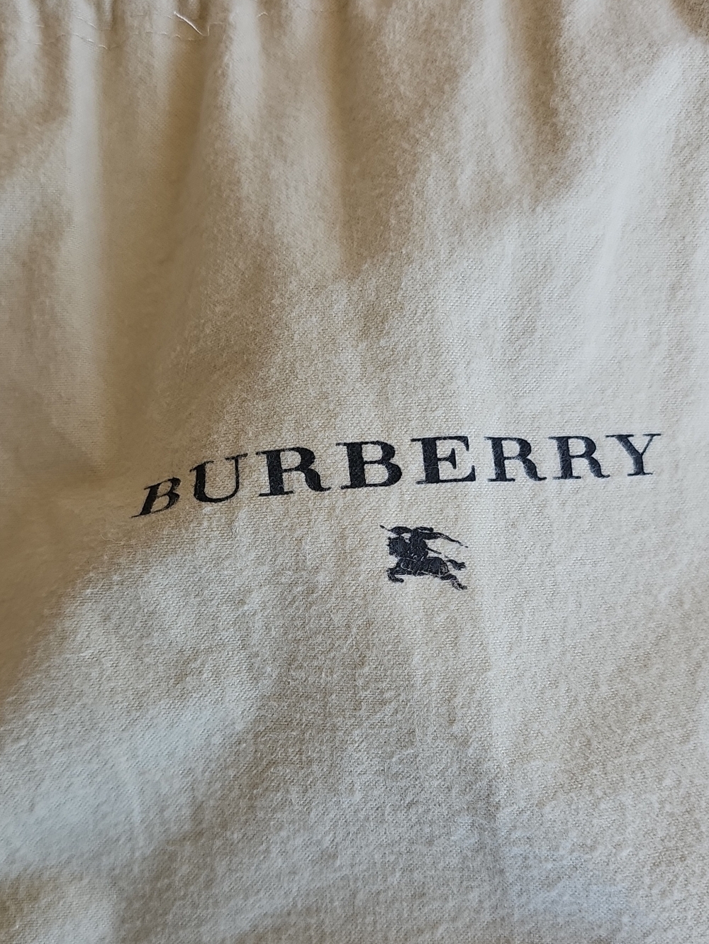 BURBERRY Vintage House Check White Leather Hobo Shoulder Bag with Dust Bag - Picture 2 of 15